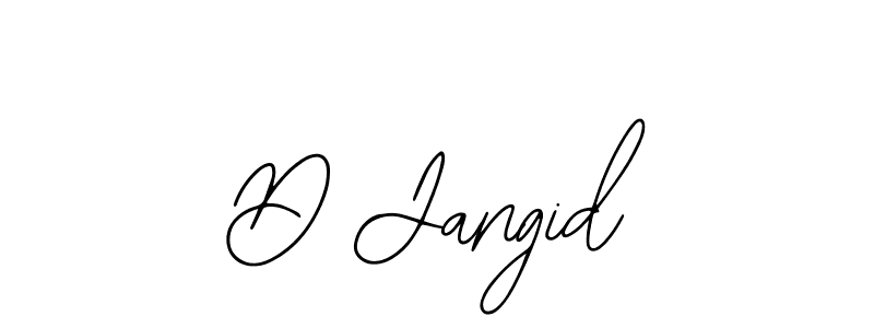Use a signature maker to create a handwritten signature online. With this signature software, you can design (Bearetta-2O07w) your own signature for name D Jangid. D Jangid signature style 12 images and pictures png