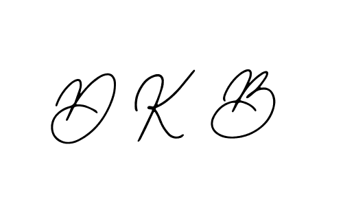Also we have D K B name is the best signature style. Create professional handwritten signature collection using Bearetta-2O07w autograph style. D K B signature style 12 images and pictures png