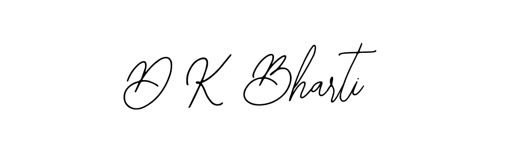 Also You can easily find your signature by using the search form. We will create D K Bharti name handwritten signature images for you free of cost using Bearetta-2O07w sign style. D K Bharti signature style 12 images and pictures png