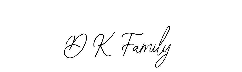 Use a signature maker to create a handwritten signature online. With this signature software, you can design (Bearetta-2O07w) your own signature for name D K Family. D K Family signature style 12 images and pictures png