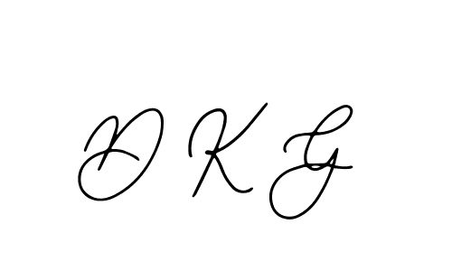 How to make D K G signature? Bearetta-2O07w is a professional autograph style. Create handwritten signature for D K G name. D K G signature style 12 images and pictures png