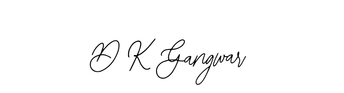 D K Gangwar stylish signature style. Best Handwritten Sign (Bearetta-2O07w) for my name. Handwritten Signature Collection Ideas for my name D K Gangwar. D K Gangwar signature style 12 images and pictures png