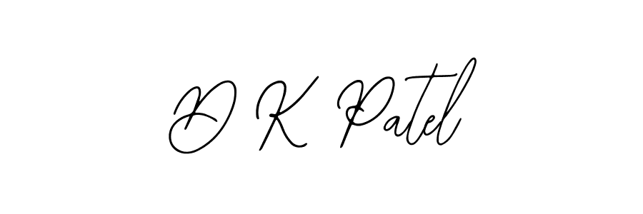 The best way (Bearetta-2O07w) to make a short signature is to pick only two or three words in your name. The name D K Patel include a total of six letters. For converting this name. D K Patel signature style 12 images and pictures png