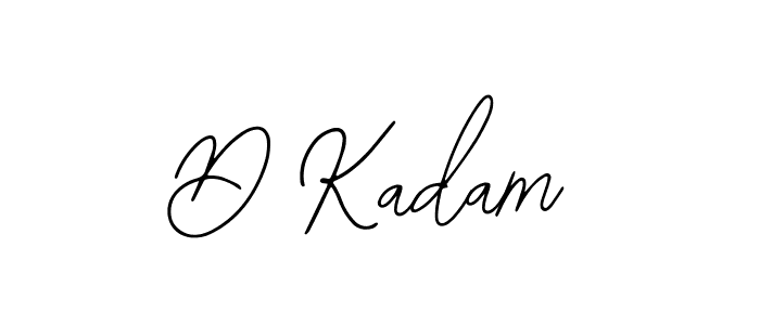How to Draw D Kadam signature style? Bearetta-2O07w is a latest design signature styles for name D Kadam. D Kadam signature style 12 images and pictures png