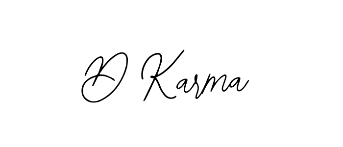 How to make D Karma name signature. Use Bearetta-2O07w style for creating short signs online. This is the latest handwritten sign. D Karma signature style 12 images and pictures png