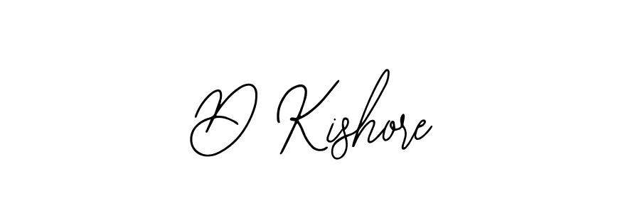 The best way (Bearetta-2O07w) to make a short signature is to pick only two or three words in your name. The name D Kishore include a total of six letters. For converting this name. D Kishore signature style 12 images and pictures png