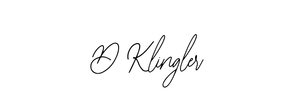 Also we have D Klingler name is the best signature style. Create professional handwritten signature collection using Bearetta-2O07w autograph style. D Klingler signature style 12 images and pictures png