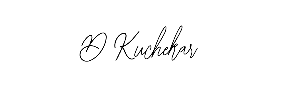 Use a signature maker to create a handwritten signature online. With this signature software, you can design (Bearetta-2O07w) your own signature for name D Kuchekar. D Kuchekar signature style 12 images and pictures png