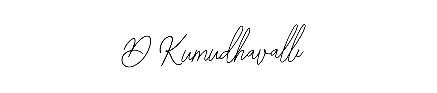 Also we have D Kumudhavalli name is the best signature style. Create professional handwritten signature collection using Bearetta-2O07w autograph style. D Kumudhavalli signature style 12 images and pictures png