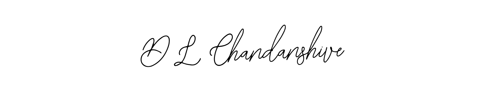 Also You can easily find your signature by using the search form. We will create D L Chandanshive name handwritten signature images for you free of cost using Bearetta-2O07w sign style. D L Chandanshive signature style 12 images and pictures png