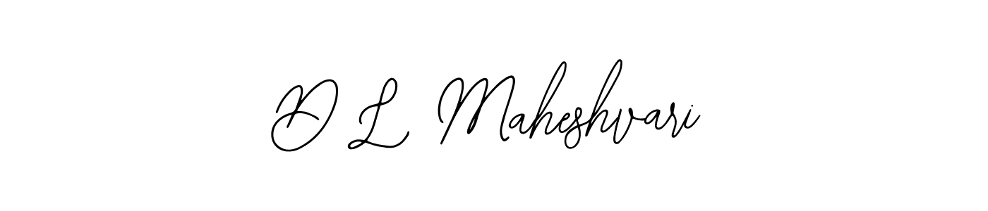 Also we have D L Maheshvari name is the best signature style. Create professional handwritten signature collection using Bearetta-2O07w autograph style. D L Maheshvari signature style 12 images and pictures png