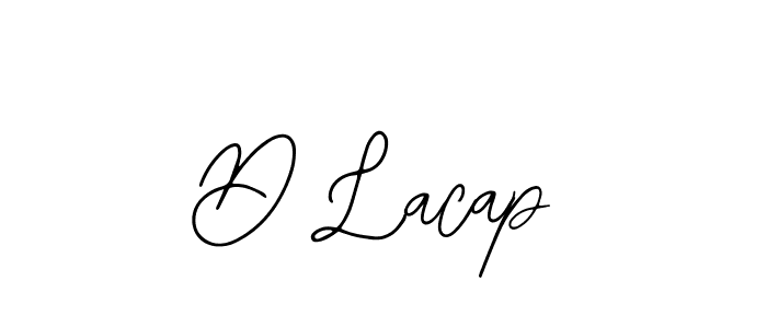 Design your own signature with our free online signature maker. With this signature software, you can create a handwritten (Bearetta-2O07w) signature for name D Lacap. D Lacap signature style 12 images and pictures png