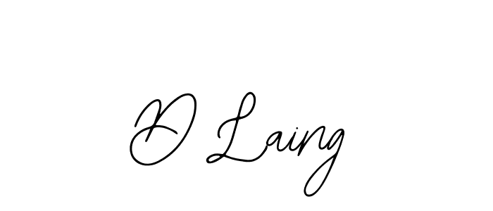 Use a signature maker to create a handwritten signature online. With this signature software, you can design (Bearetta-2O07w) your own signature for name D Laing. D Laing signature style 12 images and pictures png