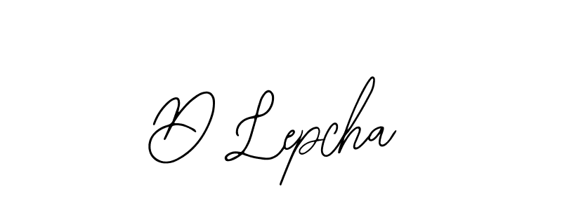 Also You can easily find your signature by using the search form. We will create D Lepcha name handwritten signature images for you free of cost using Bearetta-2O07w sign style. D Lepcha signature style 12 images and pictures png