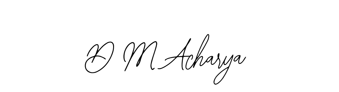 Use a signature maker to create a handwritten signature online. With this signature software, you can design (Bearetta-2O07w) your own signature for name D M Acharya. D M Acharya signature style 12 images and pictures png