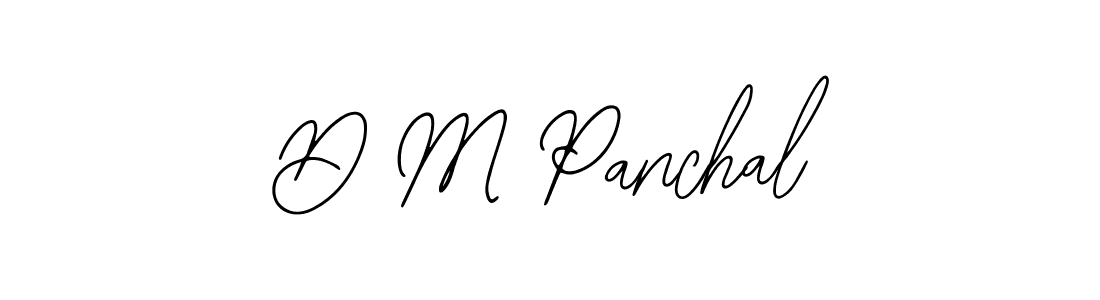 You should practise on your own different ways (Bearetta-2O07w) to write your name (D M Panchal) in signature. don't let someone else do it for you. D M Panchal signature style 12 images and pictures png