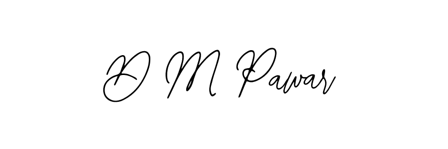 The best way (Bearetta-2O07w) to make a short signature is to pick only two or three words in your name. The name D M Pawar include a total of six letters. For converting this name. D M Pawar signature style 12 images and pictures png