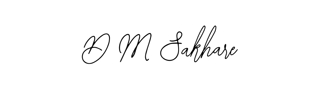 Create a beautiful signature design for name D M Sakhare. With this signature (Bearetta-2O07w) fonts, you can make a handwritten signature for free. D M Sakhare signature style 12 images and pictures png