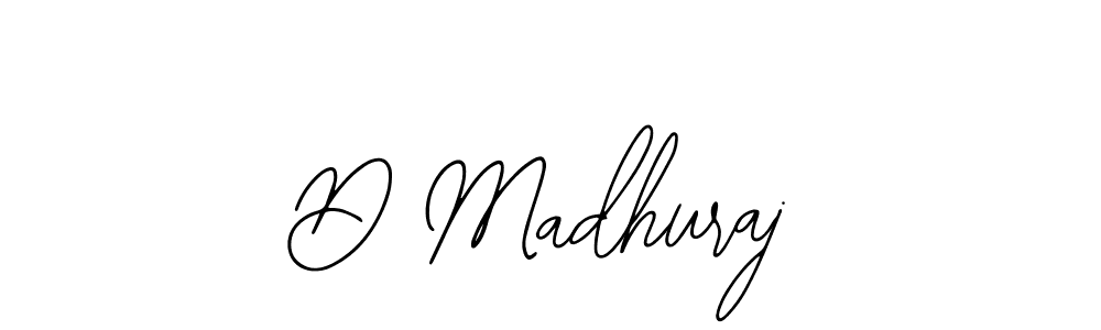 D Madhuraj stylish signature style. Best Handwritten Sign (Bearetta-2O07w) for my name. Handwritten Signature Collection Ideas for my name D Madhuraj. D Madhuraj signature style 12 images and pictures png