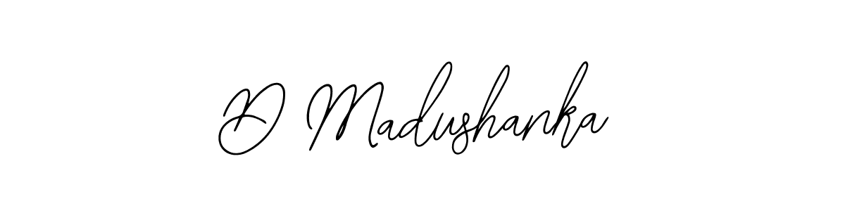 How to make D Madushanka name signature. Use Bearetta-2O07w style for creating short signs online. This is the latest handwritten sign. D Madushanka signature style 12 images and pictures png