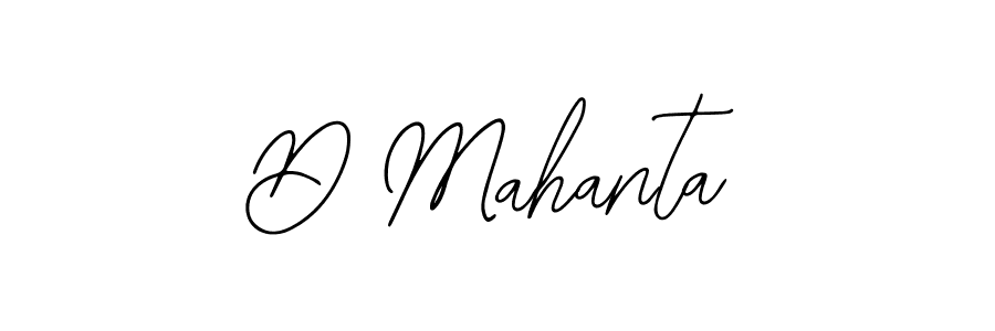 The best way (Bearetta-2O07w) to make a short signature is to pick only two or three words in your name. The name D Mahanta include a total of six letters. For converting this name. D Mahanta signature style 12 images and pictures png