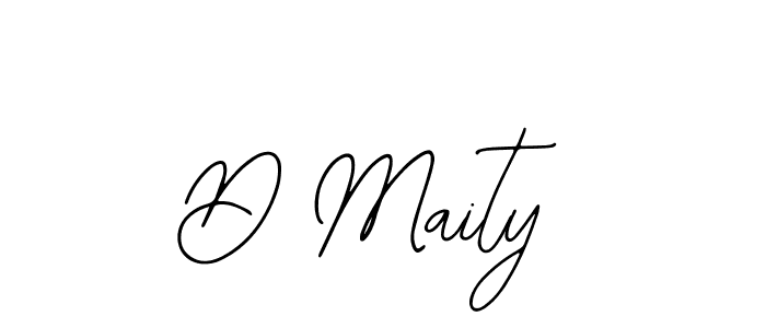 You should practise on your own different ways (Bearetta-2O07w) to write your name (D Maity) in signature. don't let someone else do it for you. D Maity signature style 12 images and pictures png