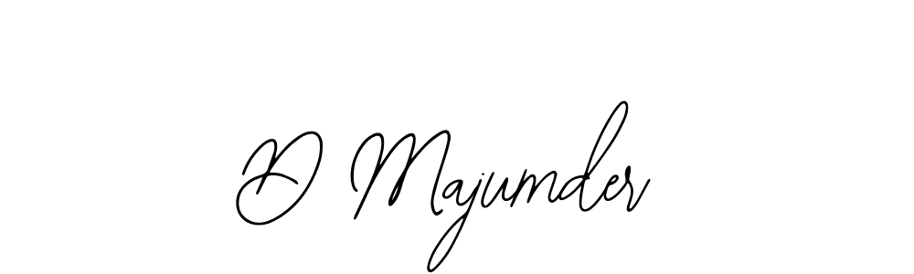 How to make D Majumder name signature. Use Bearetta-2O07w style for creating short signs online. This is the latest handwritten sign. D Majumder signature style 12 images and pictures png
