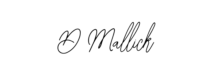 The best way (Bearetta-2O07w) to make a short signature is to pick only two or three words in your name. The name D Mallick include a total of six letters. For converting this name. D Mallick signature style 12 images and pictures png