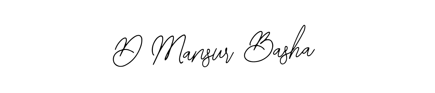 Design your own signature with our free online signature maker. With this signature software, you can create a handwritten (Bearetta-2O07w) signature for name D Mansur Basha. D Mansur Basha signature style 12 images and pictures png