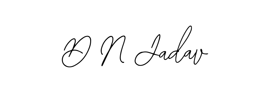 Use a signature maker to create a handwritten signature online. With this signature software, you can design (Bearetta-2O07w) your own signature for name D N Jadav. D N Jadav signature style 12 images and pictures png