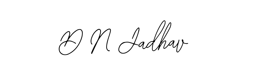 Make a beautiful signature design for name D N Jadhav. Use this online signature maker to create a handwritten signature for free. D N Jadhav signature style 12 images and pictures png