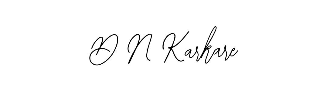 Make a beautiful signature design for name D N Karkare. With this signature (Bearetta-2O07w) style, you can create a handwritten signature for free. D N Karkare signature style 12 images and pictures png