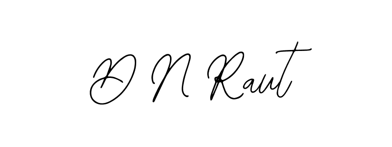 Make a beautiful signature design for name D N Raut. With this signature (Bearetta-2O07w) style, you can create a handwritten signature for free. D N Raut signature style 12 images and pictures png