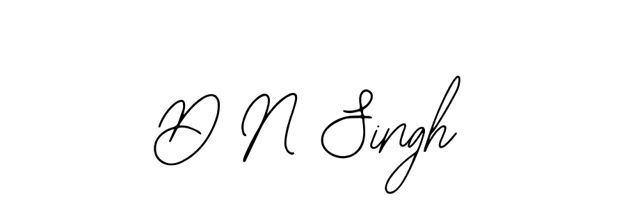 D N Singh stylish signature style. Best Handwritten Sign (Bearetta-2O07w) for my name. Handwritten Signature Collection Ideas for my name D N Singh. D N Singh signature style 12 images and pictures png