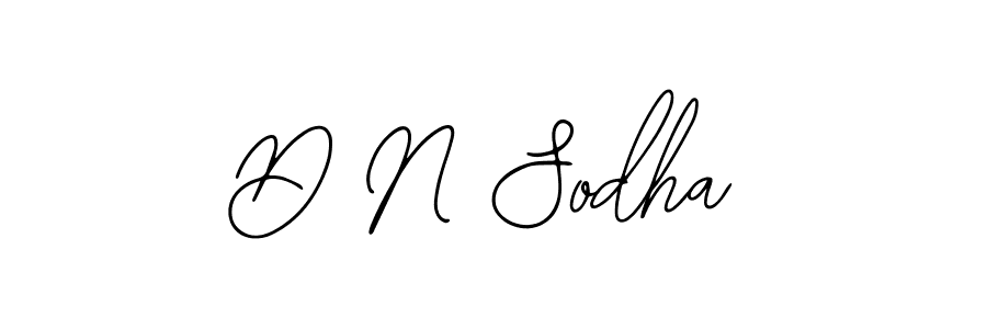Create a beautiful signature design for name D N Sodha. With this signature (Bearetta-2O07w) fonts, you can make a handwritten signature for free. D N Sodha signature style 12 images and pictures png