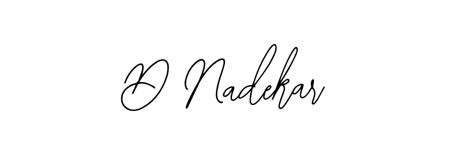 Create a beautiful signature design for name D Nadekar. With this signature (Bearetta-2O07w) fonts, you can make a handwritten signature for free. D Nadekar signature style 12 images and pictures png