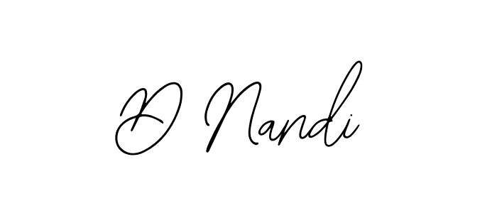 How to make D Nandi signature? Bearetta-2O07w is a professional autograph style. Create handwritten signature for D Nandi name. D Nandi signature style 12 images and pictures png