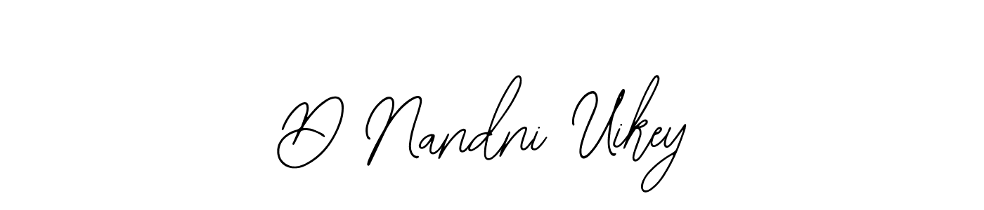 Create a beautiful signature design for name D Nandni Uikey. With this signature (Bearetta-2O07w) fonts, you can make a handwritten signature for free. D Nandni Uikey signature style 12 images and pictures png