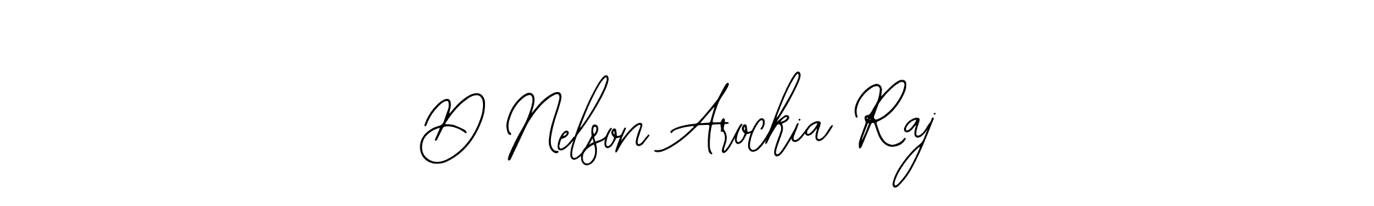 How to Draw D Nelson Arockia Raj signature style? Bearetta-2O07w is a latest design signature styles for name D Nelson Arockia Raj. D Nelson Arockia Raj signature style 12 images and pictures png