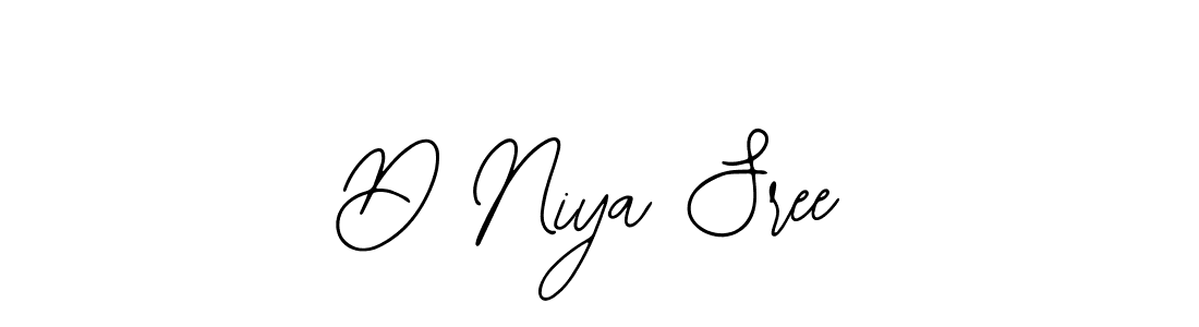 The best way (Bearetta-2O07w) to make a short signature is to pick only two or three words in your name. The name D Niya Sree include a total of six letters. For converting this name. D Niya Sree signature style 12 images and pictures png