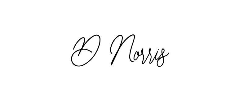 You should practise on your own different ways (Bearetta-2O07w) to write your name (D Norris) in signature. don't let someone else do it for you. D Norris signature style 12 images and pictures png