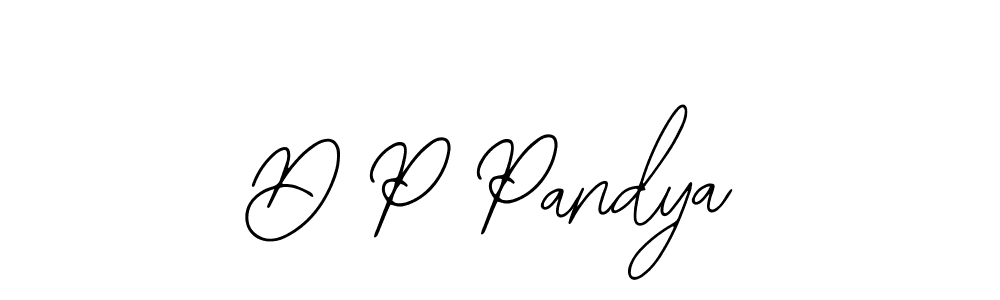if you are searching for the best signature style for your name D P Pandya. so please give up your signature search. here we have designed multiple signature styles  using Bearetta-2O07w. D P Pandya signature style 12 images and pictures png