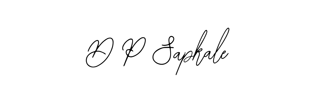 Also You can easily find your signature by using the search form. We will create D P Sapkale name handwritten signature images for you free of cost using Bearetta-2O07w sign style. D P Sapkale signature style 12 images and pictures png