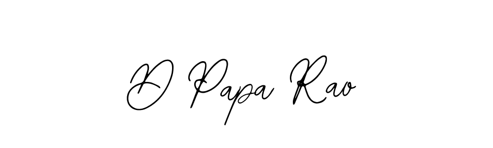 Make a short D Papa Rao signature style. Manage your documents anywhere anytime using Bearetta-2O07w. Create and add eSignatures, submit forms, share and send files easily. D Papa Rao signature style 12 images and pictures png