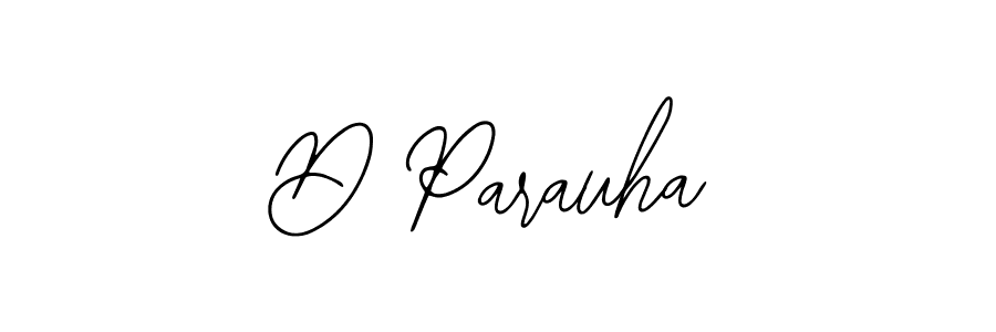 How to make D Parauha signature? Bearetta-2O07w is a professional autograph style. Create handwritten signature for D Parauha name. D Parauha signature style 12 images and pictures png