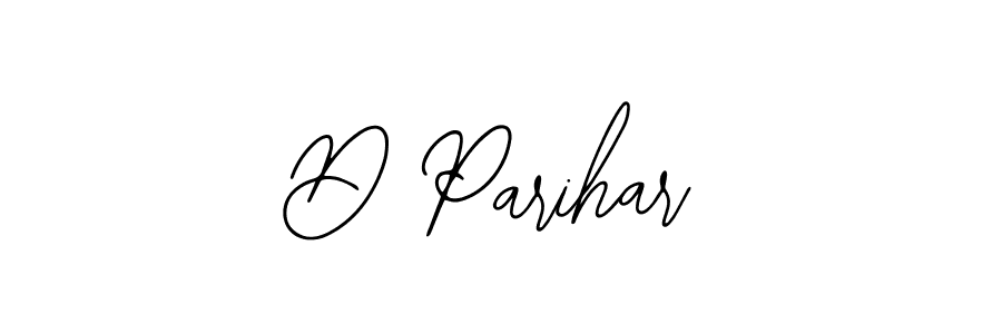 You should practise on your own different ways (Bearetta-2O07w) to write your name (D Parihar) in signature. don't let someone else do it for you. D Parihar signature style 12 images and pictures png