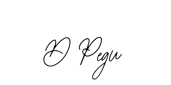 Also we have D Pegu name is the best signature style. Create professional handwritten signature collection using Bearetta-2O07w autograph style. D Pegu signature style 12 images and pictures png