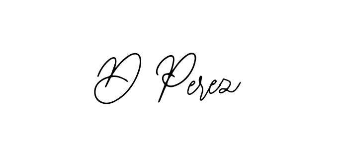 You should practise on your own different ways (Bearetta-2O07w) to write your name (D Perez) in signature. don't let someone else do it for you. D Perez signature style 12 images and pictures png