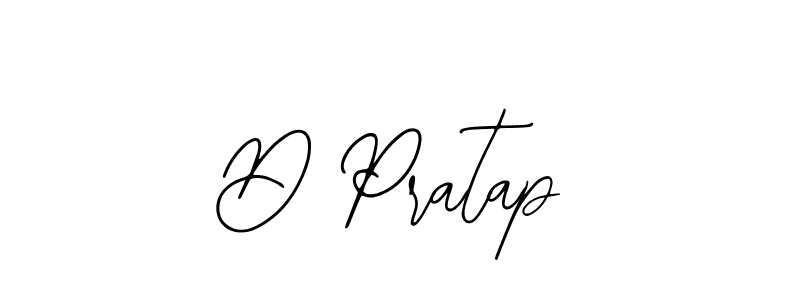 You should practise on your own different ways (Bearetta-2O07w) to write your name (D Pratap) in signature. don't let someone else do it for you. D Pratap signature style 12 images and pictures png