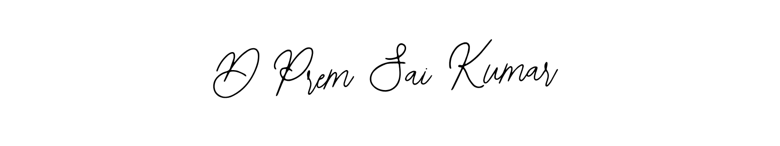 Make a beautiful signature design for name D Prem Sai Kumar. Use this online signature maker to create a handwritten signature for free. D Prem Sai Kumar signature style 12 images and pictures png